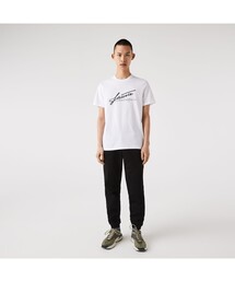 LACOSTE | スクリプトブランドネームロゴプリントTシャツ(Tシャツ/カットソー)