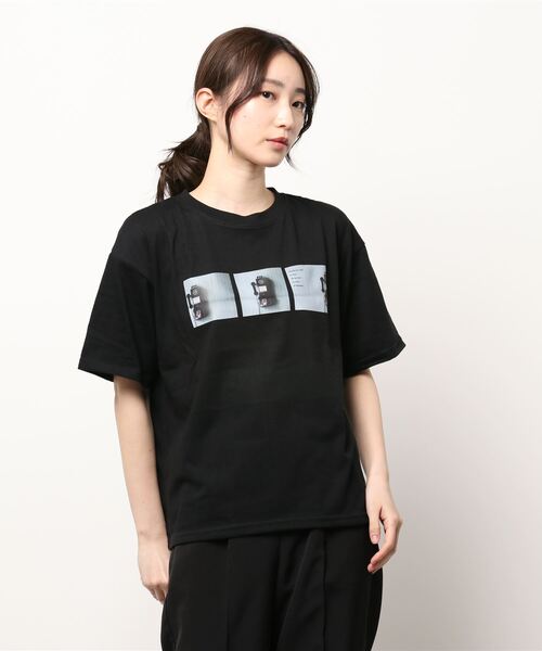 KOBE LETTUCE(コウベレタス)の「選べるプリント半袖Tシャツ(Tシャツ/カットソー・レディース・ブラック系1/ホワイト/ベージュ系1/ブラック/ベージュ系/ホワイト系/ブラック系/ベージュ/ホワイト系1・FREE)」の6枚目の写真