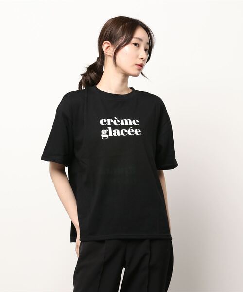 KOBE LETTUCE(コウベレタス)の「選べるプリント半袖Tシャツ(Tシャツ/カットソー・レディース・ブラック系1/ホワイト/ベージュ系1/ブラック/ベージュ系/ホワイト系/ブラック系/ベージュ/ホワイト系1・FREE)」の7枚目の写真
