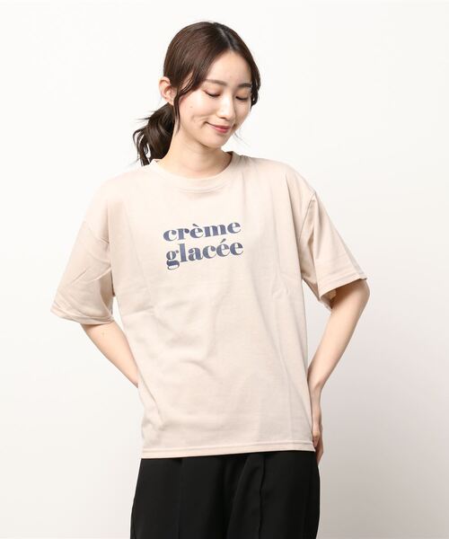 KOBE LETTUCE(コウベレタス)の「選べるプリント半袖Tシャツ(Tシャツ/カットソー・レディース・ブラック系1/ホワイト/ベージュ系1/ブラック/ベージュ系/ホワイト系/ブラック系/ベージュ/ホワイト系1・FREE)」の9枚目の写真