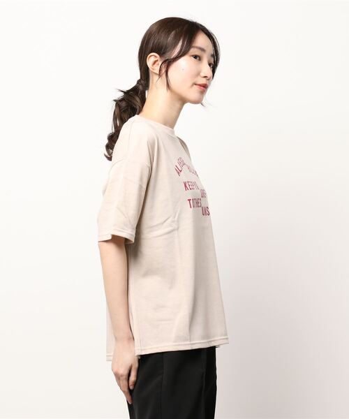 KOBE LETTUCE(コウベレタス)の「選べるプリント半袖Tシャツ(Tシャツ/カットソー・レディース・ブラック系1/ホワイト/ベージュ系1/ブラック/ベージュ系/ホワイト系/ブラック系/ベージュ/ホワイト系1・FREE)」の11枚目の写真