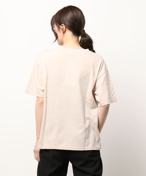 KOBE LETTUCE(コウベレタス)の「選べるプリント半袖Tシャツ(Tシャツ/カットソー・レディース・ブラック系1/ホワイト/ベージュ系1/ブラック/ベージュ系/ホワイト系/ブラック系/ベージュ/ホワイト系1・FREE)」の10枚目の写真