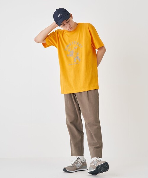 J.PRESS YORK STREET（ジェイプレスヨークストリート）の「【UNISEX】ブルドッグプリントTシャツ（Tシャツ/カットソー・メンズ・グレー系/アイボリー系/イエロー系・SMALL/MEDIUM/LARGE）」の11枚目の写真