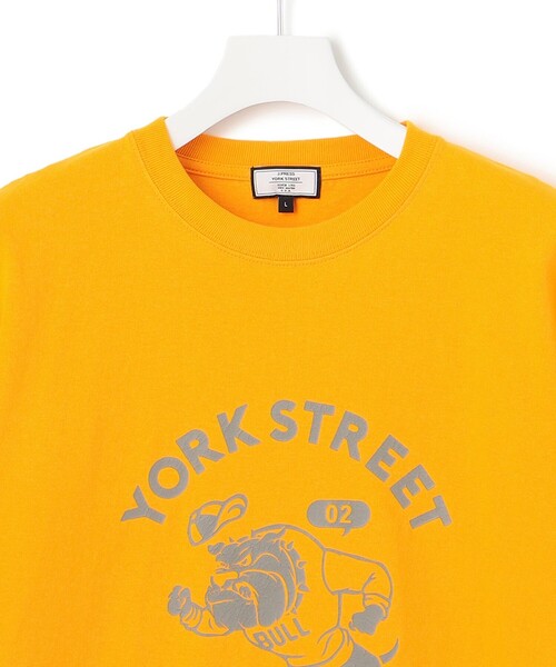 J.PRESS YORK STREET（ジェイプレスヨークストリート）の「【UNISEX】ブルドッグプリントTシャツ（Tシャツ/カットソー・メンズ・グレー系/アイボリー系/イエロー系・SMALL/MEDIUM/LARGE）」の10枚目の写真