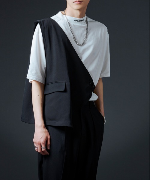 Ellno Loset（エルノロゼット）の「2PSET/ジレ・スラックス（ベスト・メンズ・ブラック/アイボリー/ロイヤルブルー・SMALL/MEDIUM/LARGE）」の17枚目の写真