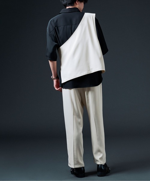 Ellno Loset（エルノロゼット）の「2PSET/ジレ・スラックス（ベスト・メンズ・ブラック/アイボリー/ロイヤルブルー・SMALL/MEDIUM/LARGE）」の14枚目の写真