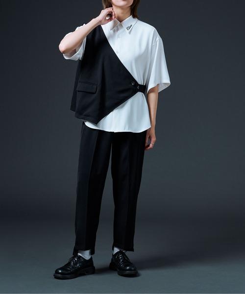 Ellno Loset（エルノロゼット）の「2PSET/ジレ・スラックス（ベスト・メンズ・ブラック/アイボリー/ロイヤルブルー・SMALL/MEDIUM/LARGE）」の8枚目の写真