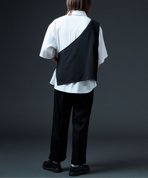 Ellno Loset（エルノロゼット）の「2PSET/ジレ・スラックス（ベスト・メンズ・ブラック/アイボリー/ロイヤルブルー・SMALL/MEDIUM/LARGE）」の10枚目の写真