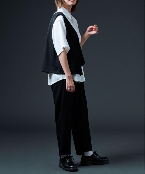 Ellno Loset（エルノロゼット）の「2PSET/ジレ・スラックス（ベスト・メンズ・ブラック/アイボリー/ロイヤルブルー・SMALL/MEDIUM/LARGE）」の11枚目の写真