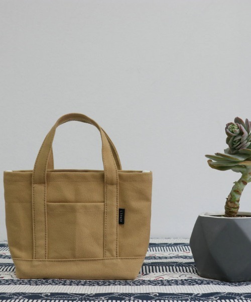 SETUP7（セットアップセブン）の「【SETUP7】ミニハンドランチトートKNF（トートバッグ・レディース・ベージュ/レッド/ブラック/ホワイト・FREE）」の6枚目の写真