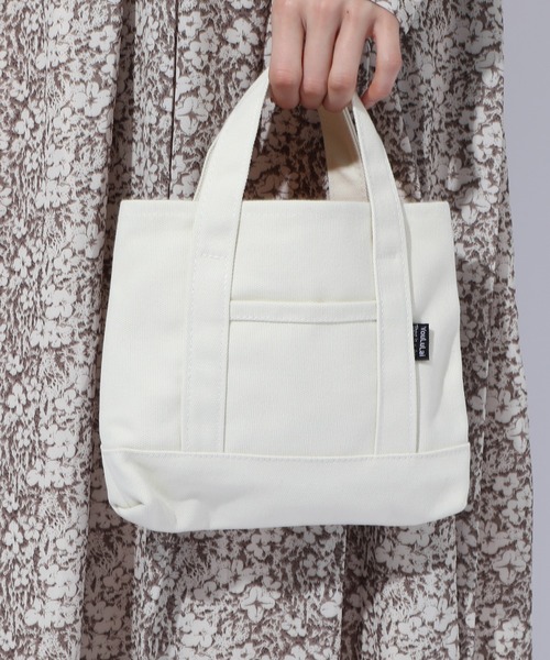 SETUP7（セットアップセブン）の「【SETUP7】ミニハンドランチトートKNF（トートバッグ・レディース・ベージュ/レッド/ブラック/ホワイト・FREE）」の9枚目の写真