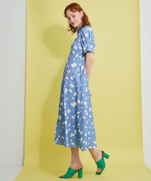 iNella ワンピース INella（イネラ）の「【INella/イネラ】ビッグカラーロング