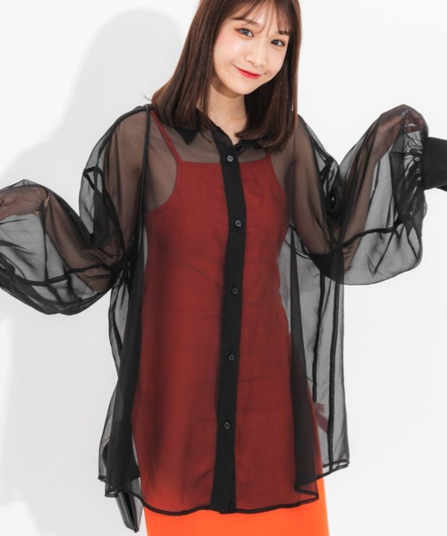 セブンフェアリー　とろみシャツ　　黒 チトセ 和風シャツ(七分袖) 兼用 墨黒 LL DN-8909 1枚（取寄品