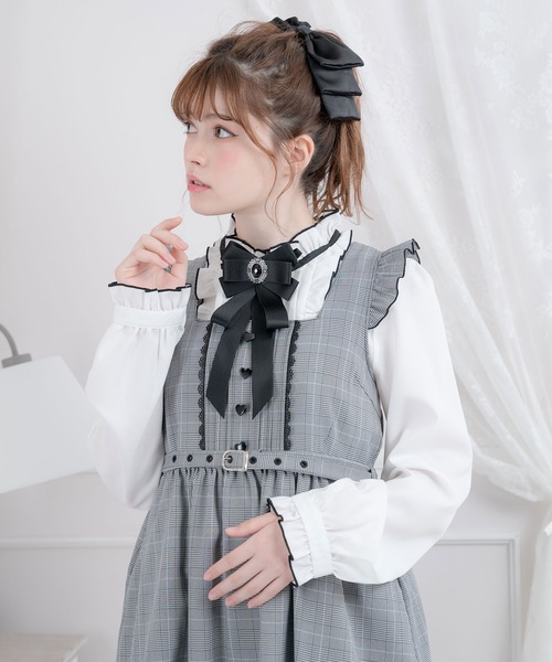 DearMyLove(ディアマイラブ)の「ビジューリボンタイクリップ(ベルト・レディース・ライトグレー/グリーン/ネイビー/ピンク/ブルー・FREE)」の11枚目の写真