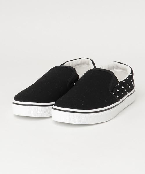 and it_（アンドイット）の「シンプル＆柄プリントスリッポンスニーカー（スリッポン・レディース・ホワイト/ブラック/ブラック×ブラック/グレー/ライトインディゴブルー/その他1/カモフラージュ/その他2/その他3/シルバー/ブラック系その他/その他4/その他5/その他6/その他7/その他8/その他9/その他11/その他10/ストライプ/ブラック系その他2/ネイビー/ベージュ/その他13・MEDIUM/LARGE/X-LARGE）」の20枚目の写真