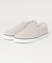 シンプル&柄プリントスリッポンスニーカー