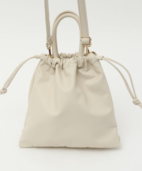 LOWRYS FARM（ローリーズファーム）の「３ＲＯＯＭキンチャクＢＡＧ　298733（ショルダーバッグ・レディース・アイボリー/ブラック/ピンク/ブルー・FREE）」の17枚目の写真