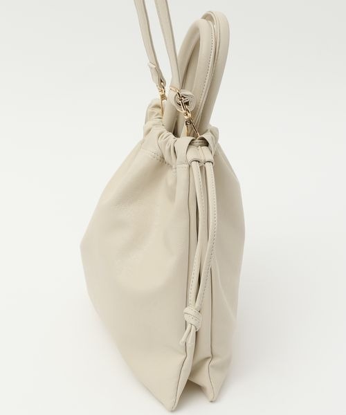 LOWRYS FARM（ローリーズファーム）の「３ＲＯＯＭキンチャクＢＡＧ　298733（ショルダーバッグ・レディース・アイボリー/ブラック/ピンク/ブルー・FREE）」の16枚目の写真