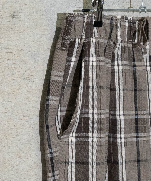 JOHN'S CLOSET（ジョンズクローゼット）の「【13】TCツイルワイドバルーンパンツ（その他パンツ・メンズ・ブラック/ベージュ/グリーン/アイボリー/ブラック系その他/ベージュ系その他/チェック・MEDIUM/LARGE/X-LARGE）」の14枚目の写真