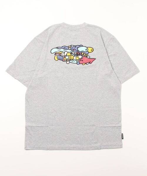 SANTA CRUZ(サンタクルーズ)の「SANTA CRUZ / サンタクルーズ Meek Slasher Fusion S/S Regular T-Shirt 半袖 クルーネック ロゴ Tシャツ(Tシャツ/カットソー・メンズ・ブラック/ヘザーグレー・MEDIUM/LARGE/X-LARGE)」の11枚目の写真