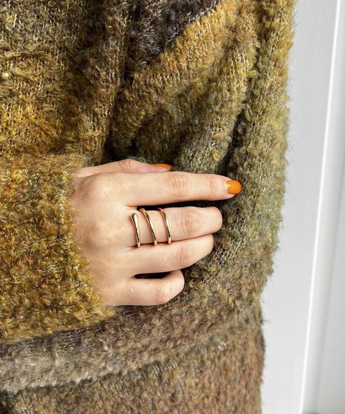 LOWRYS FARM(ローリーズファーム)の「1P*RING 125713(リング・レディース・その他1/その他2/その他3/オフホワイト/イエロー系その他/その他6/その他8/その他9/その他7・FREE)」の3枚目の写真