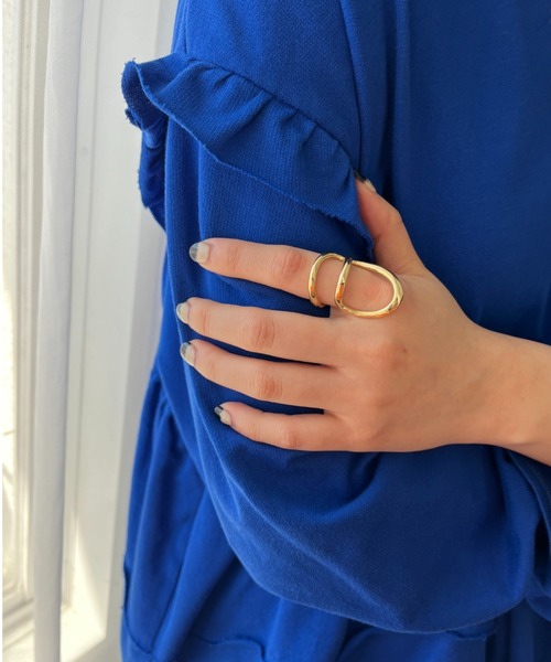 LOWRYS FARM(ローリーズファーム)の「1P*RING 125713(リング・レディース・その他1/その他2/その他3/オフホワイト/イエロー系その他/その他6/その他8/その他9/その他7・FREE)」の8枚目の写真