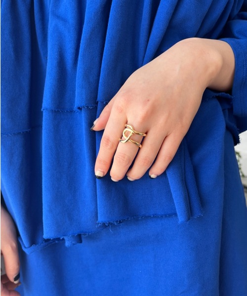 LOWRYS FARM(ローリーズファーム)の「1P*RING 125713(リング・レディース・その他1/その他2/その他3/オフホワイト/イエロー系その他/その他6/その他8/その他9/その他7・FREE)」の9枚目の写真