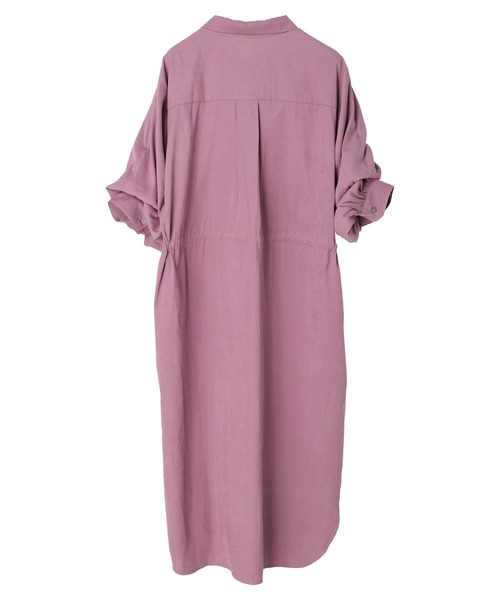 YECCA VECCA（イェッカヴェッカ）の「2way袖バルーンワンピース（ワンピース・レディース・ベージュ/パープル/カーキ/オレンジ・FREE）」の11枚目の写真