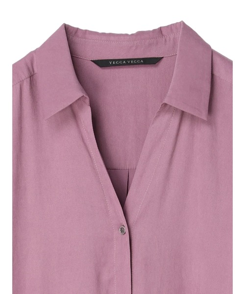 YECCA VECCA（イェッカヴェッカ）の「2way袖バルーンワンピース（ワンピース・レディース・ベージュ/パープル/カーキ/オレンジ・FREE）」の7枚目の写真