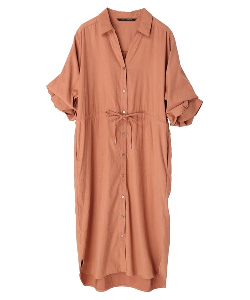 YECCA VECCA（イェッカヴェッカ）の「2way袖バルーンワンピース（ワンピース・レディース・ベージュ/パープル/カーキ/オレンジ・FREE）」の14枚目の写真