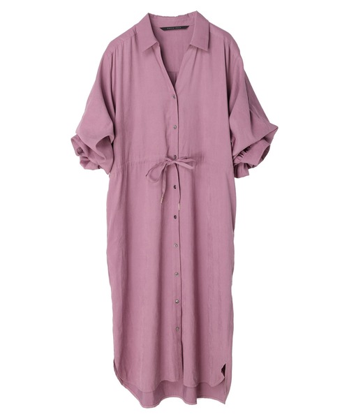 YECCA VECCA（イェッカヴェッカ）の「2way袖バルーンワンピース（ワンピース・レディース・ベージュ/パープル/カーキ/オレンジ・FREE）」の16枚目の写真