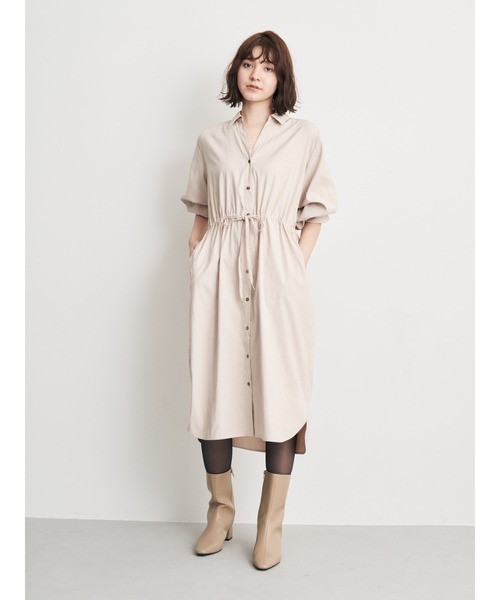 YECCA VECCA（イェッカヴェッカ）の「2way袖バルーンワンピース（ワンピース・レディース・ベージュ/パープル/カーキ/オレンジ・FREE）」の22枚目の写真