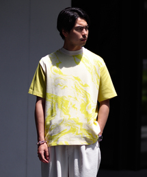 EDIFICE | 【WKED / ウィークエンド】マーブルドッキング Tシャツ(Tシャツ/カットソー)