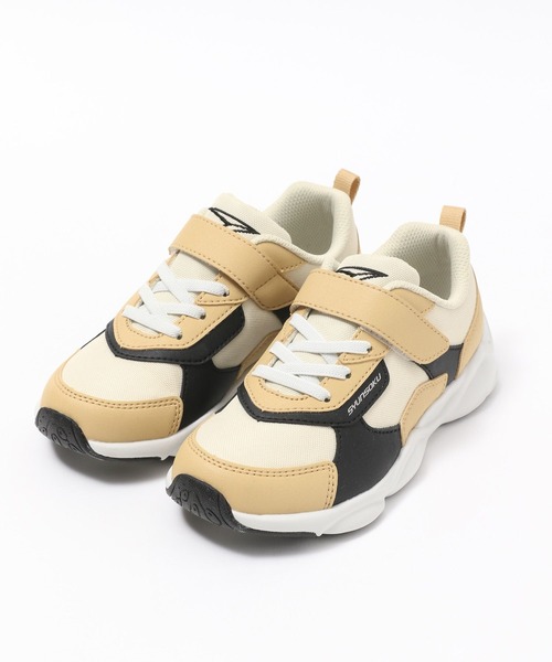 GLOBAL WORK(グローバルワーク)の「瞬足/配色スニーカー/277904(スニーカー・キッズ・ブラック/ホワイト/ライトベージュ/ライトパープル/ライトピンク・21cm/17cm/18cm/22cm/20cm/19cm)」の16枚目の写真