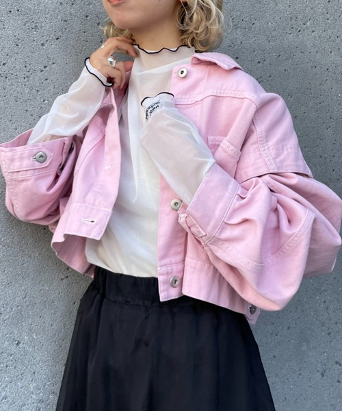 国内発送★VS PINK♥メッシュ ルーシュ クロップトップ セール】【HELLO.SANFRANCISCO/ハローサンフランシスコ】配色