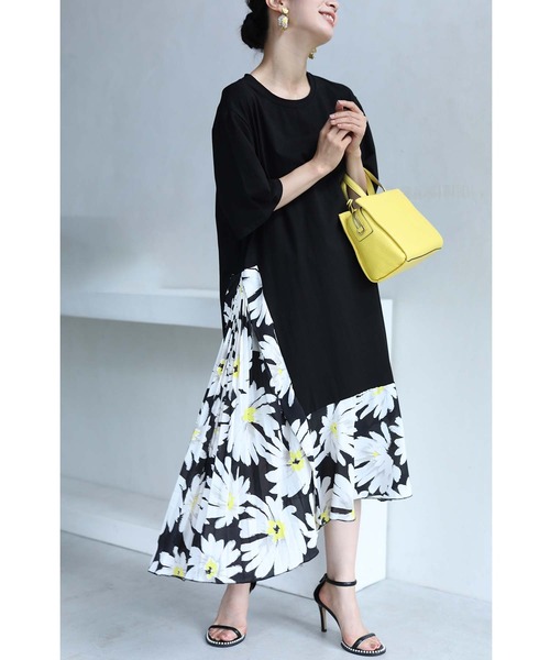 Cawaii カワイイ のワンピース ひらひらマーガレット揺らめく裾のミディアムワンピース Wnc を購入できます French ワンピース Pave ひらひらマーガレット揺らめく裾のミディアムワンピース ワンピース Cawaii カワイイ のファッション