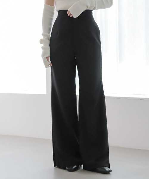 Heather（ヘザー）の「サイドプリーツパンツ　126490（その他パンツ・レディース・ブラック/カーキ/ブラウン系その他・S/M）」の6枚目の写真