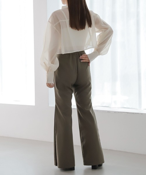 Heather（ヘザー）の「サイドプリーツパンツ　126490（その他パンツ・レディース・ブラック/カーキ/ブラウン系その他・S/M）」の13枚目の写真