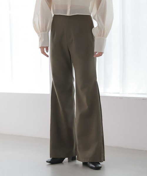 Heather（ヘザー）の「サイドプリーツパンツ　126490（その他パンツ・レディース・ブラック/カーキ/ブラウン系その他・S/M）」の14枚目の写真