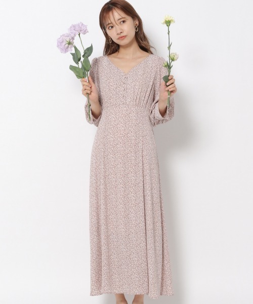 ブランド古着 7分袖ワンピース ワンピース Mysty Woman ミスティウーマン のファッション通販 Zozoused