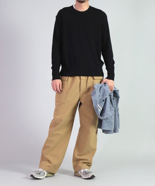 gicipi（ジチピ）の「[ gicipi ] LUPO/2201A　クルーネックリラックスフィット（Tシャツ/カットソー・メンズ・オフホワイト/ベージュ/ブラック/レッド・4/3）」の19枚目の写真