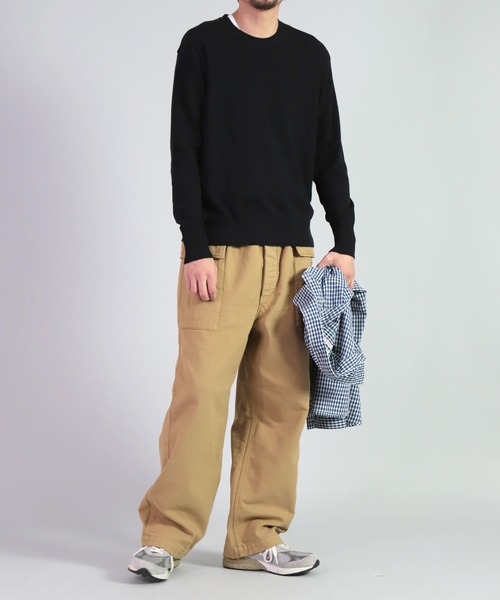 gicipi（ジチピ）の「[ gicipi ] LUPO/2201A　クルーネックリラックスフィット（Tシャツ/カットソー・メンズ・オフホワイト/ベージュ/ブラック/レッド・4/3）」の20枚目の写真