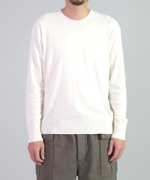 gicipi（ジチピ）の「[ gicipi ] LUPO/2201A　クルーネックリラックスフィット（Tシャツ/カットソー・メンズ・オフホワイト/ベージュ/ブラック/レッド・4/3）」の6枚目の写真