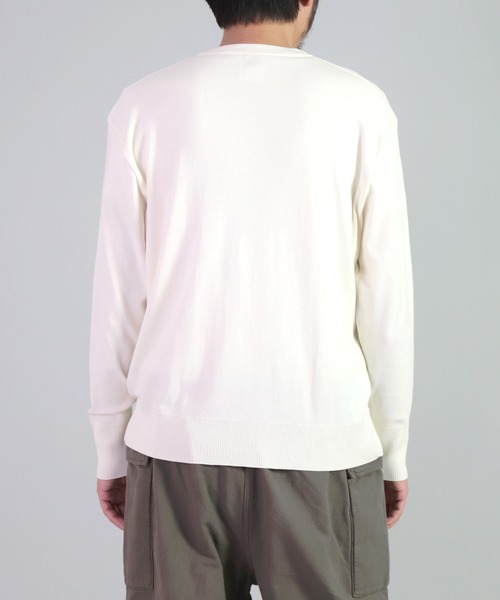 gicipi（ジチピ）の「[ gicipi ] LUPO/2201A　クルーネックリラックスフィット（Tシャツ/カットソー・メンズ・オフホワイト/ベージュ/ブラック/レッド・4/3）」の9枚目の写真