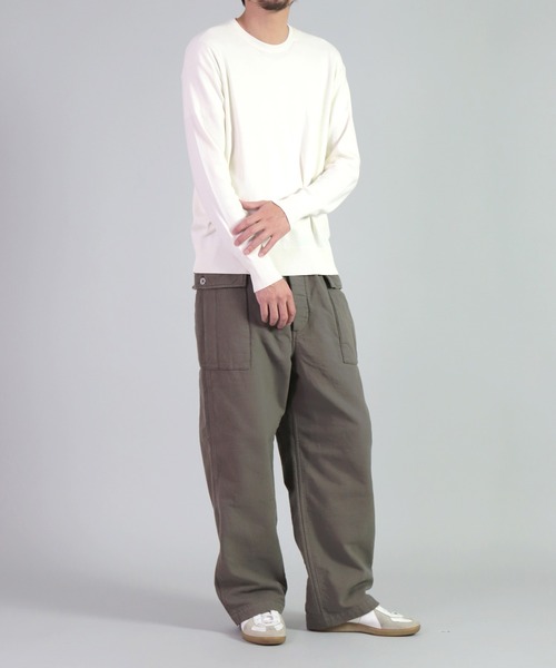 gicipi（ジチピ）の「[ gicipi ] LUPO/2201A　クルーネックリラックスフィット（Tシャツ/カットソー・メンズ・オフホワイト/ベージュ/ブラック/レッド・4/3）」の13枚目の写真