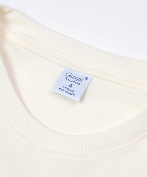 gicipi（ジチピ）の「[ gicipi ] LUPO/2201A　クルーネックリラックスフィット（Tシャツ/カットソー・メンズ・オフホワイト/ベージュ/ブラック/レッド・4/3）」の15枚目の写真