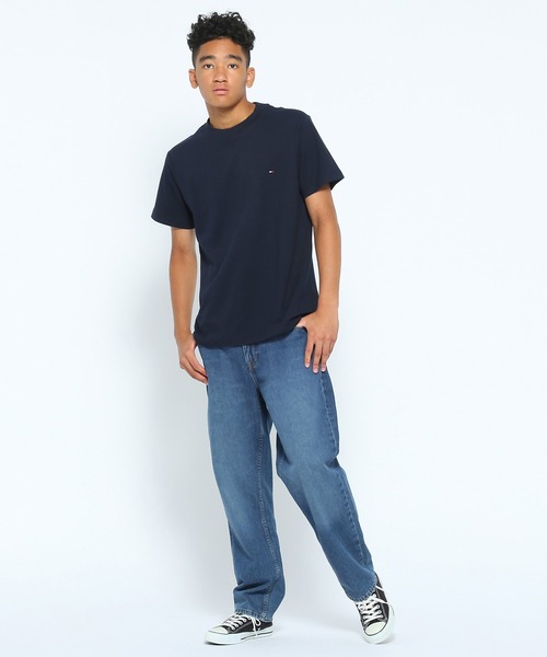 TOMMY HILFIGER(トミーヒルフィガー)の「JS PIQUE TEE(Tシャツ/カットソー・メンズ・ホワイト/ネイビー・SMALL/MEDIUM/LARGE/X-LARGE)」の6枚目の写真