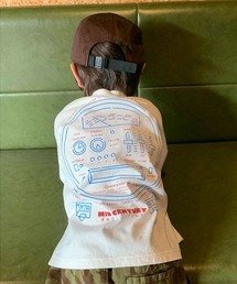 GROOVY COLORS（グルービーカラーズ）の「GROOVY COLORS/グルービーカラーズ テンジク MID CENTURY RADIO L/S TEE Tシャツ（Tシャツ/カットソー・キッズ）」