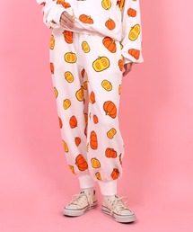 PUNYUS | フード総柄スウェットパンツ(SABAKAN・GYOZA・ODEN・KABOCHA)(スウェットパンツ)