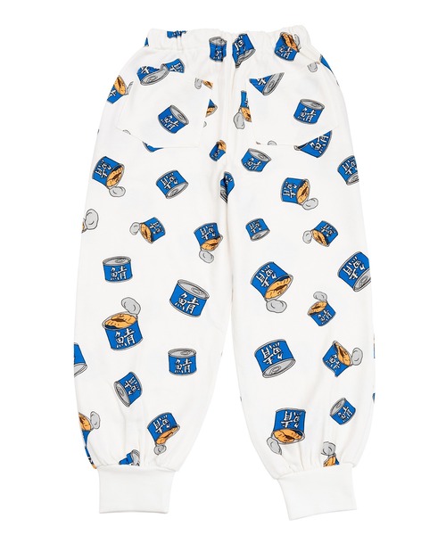 PUNYUS（プニュズ）の「フード総柄スウェットパンツ(SABAKAN・GYOZA・ODEN・KABOCHA)（スウェットパンツ・レディース・ベージュ/オレンジ/ブルー/レッド系その他・1/2/4/3）」の6枚目の写真